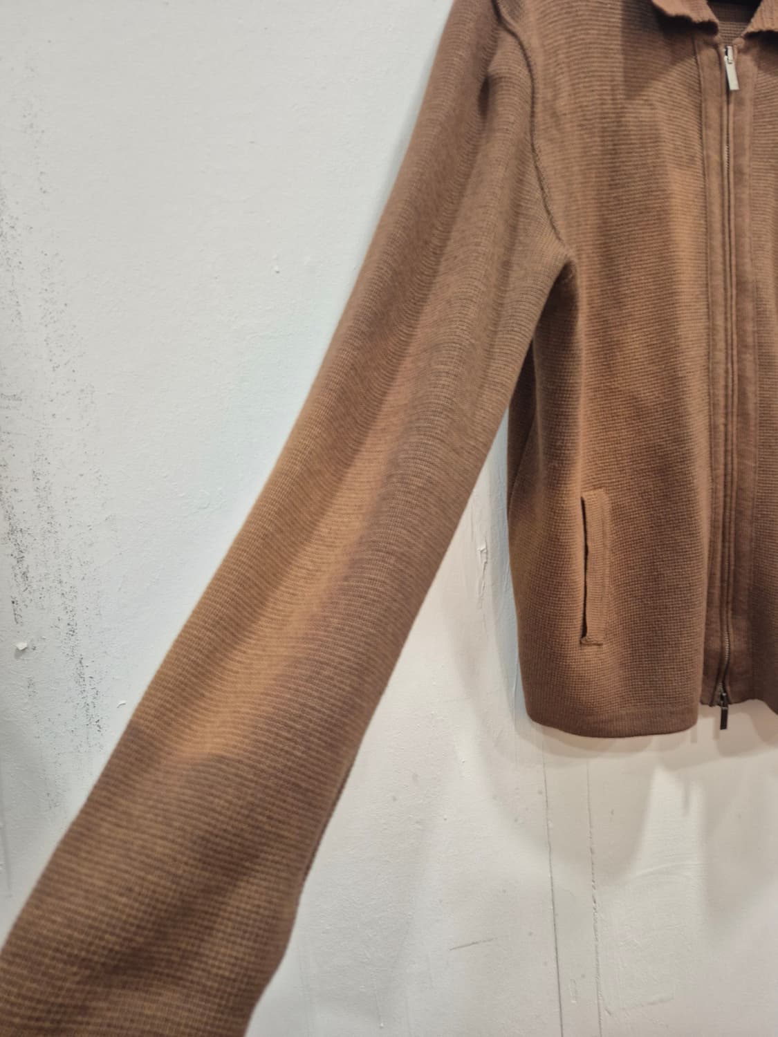 KENZO 겐조 브라운 니트 집업 자켓 남성 100사이즈 상품이미지10