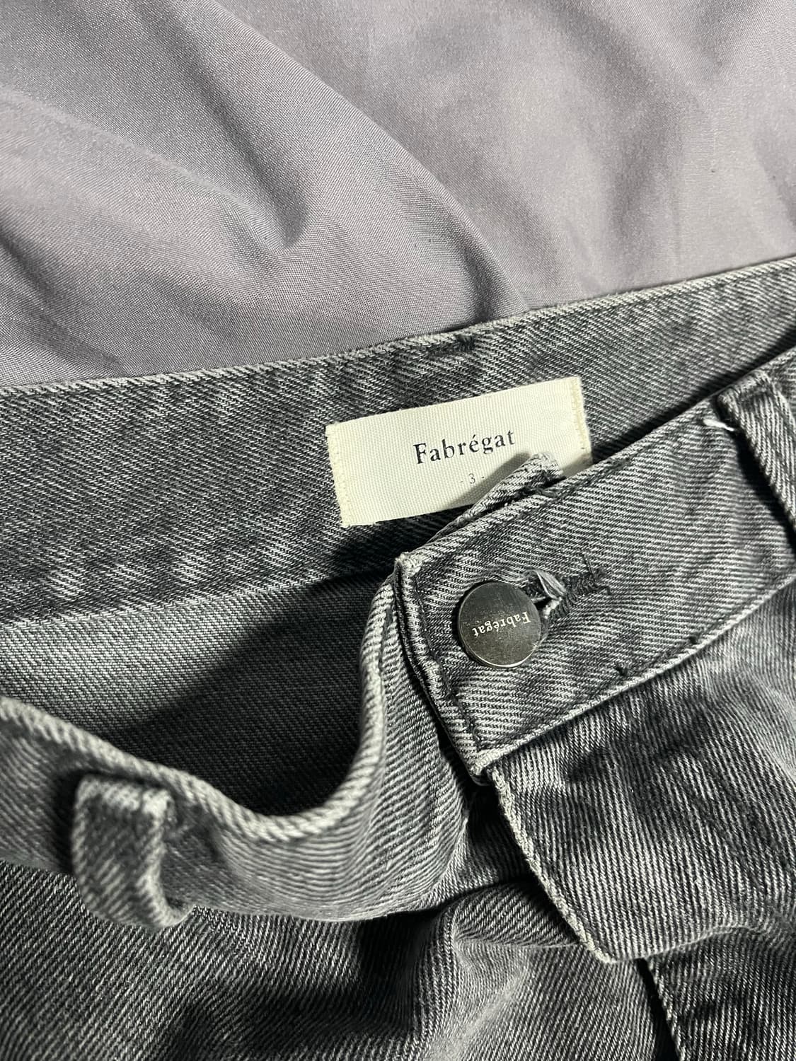 파브레가 빈티지워시드 그레이 데님 32 상품이미지2