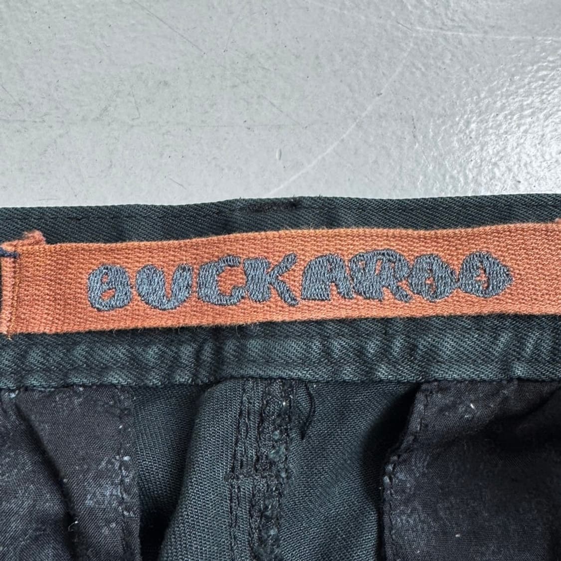 버커루 새깅 바이커 코튼 카고팬츠 블랙 상품이미지8