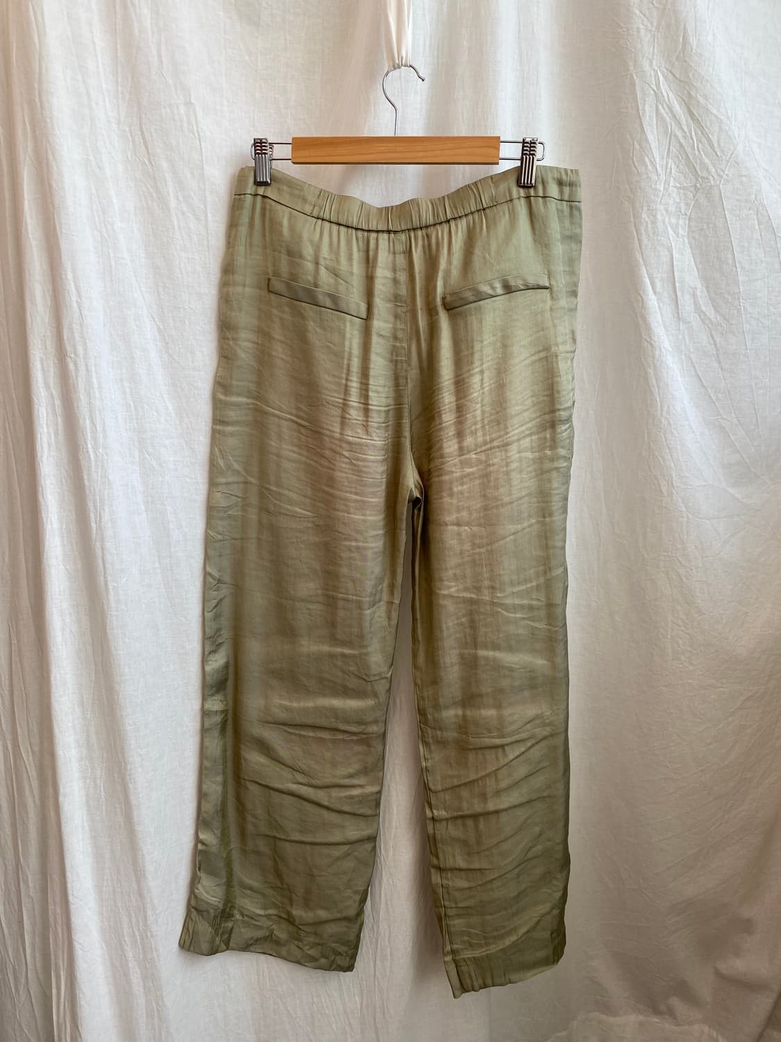 그린 글리터 밴딩팬츠(L) 상품이미지2