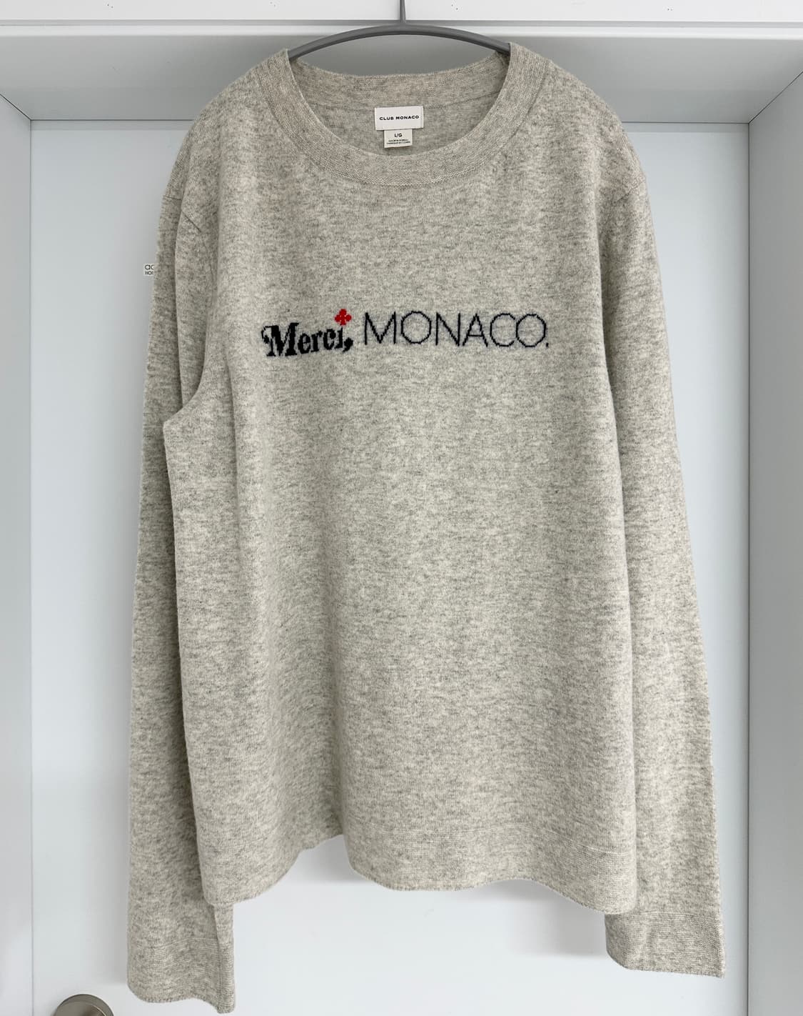 [클럽모나코] 남성 캐시미어 혼방 니트 상품이미지1