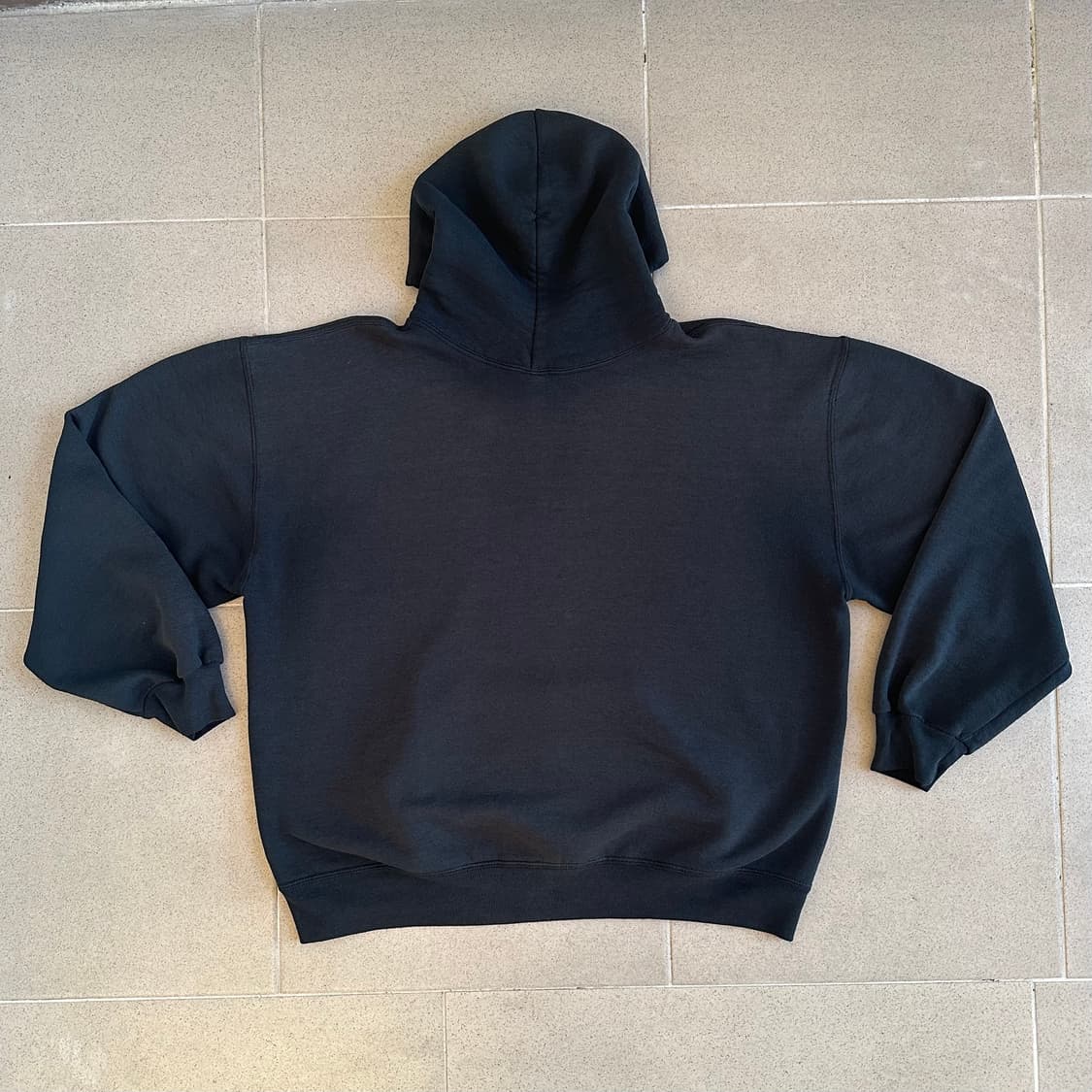 90s 빈티지 러셀 후드 블랙 XL USA 상품이미지2