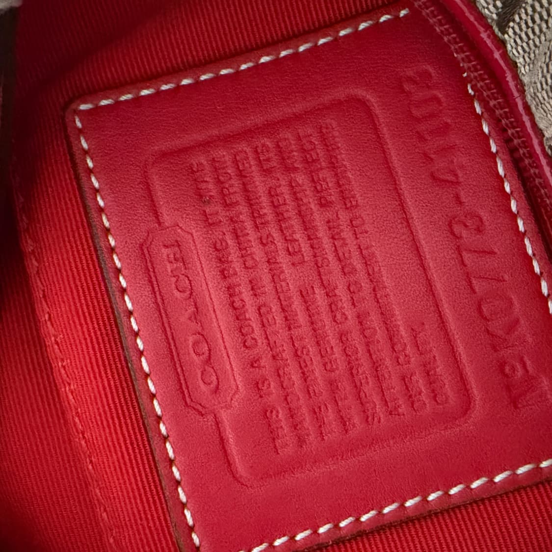 Coach signature flower mini bag 상품이미지5