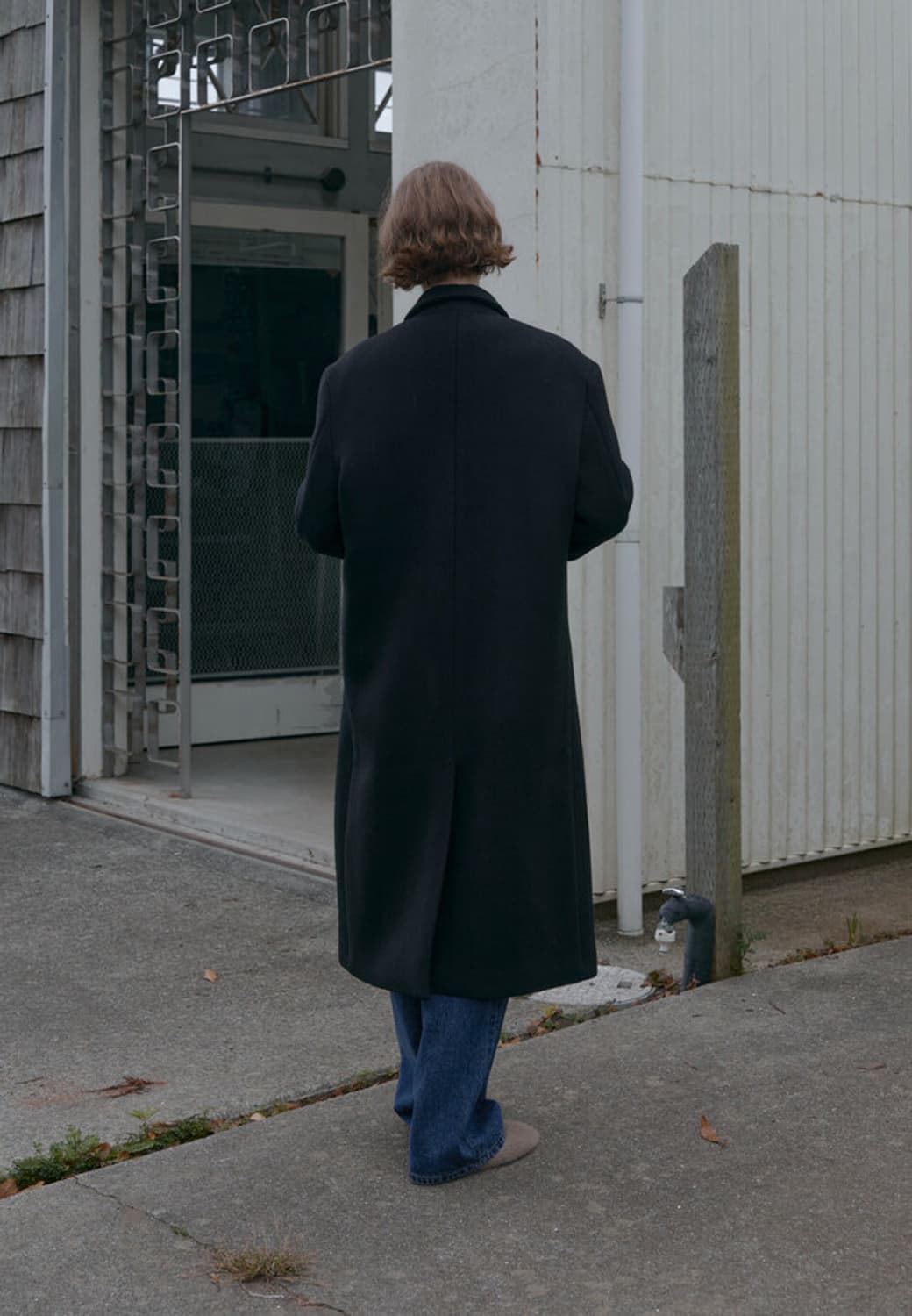 포저 울 싱글 맥시코트(블랙) 상품이미지4