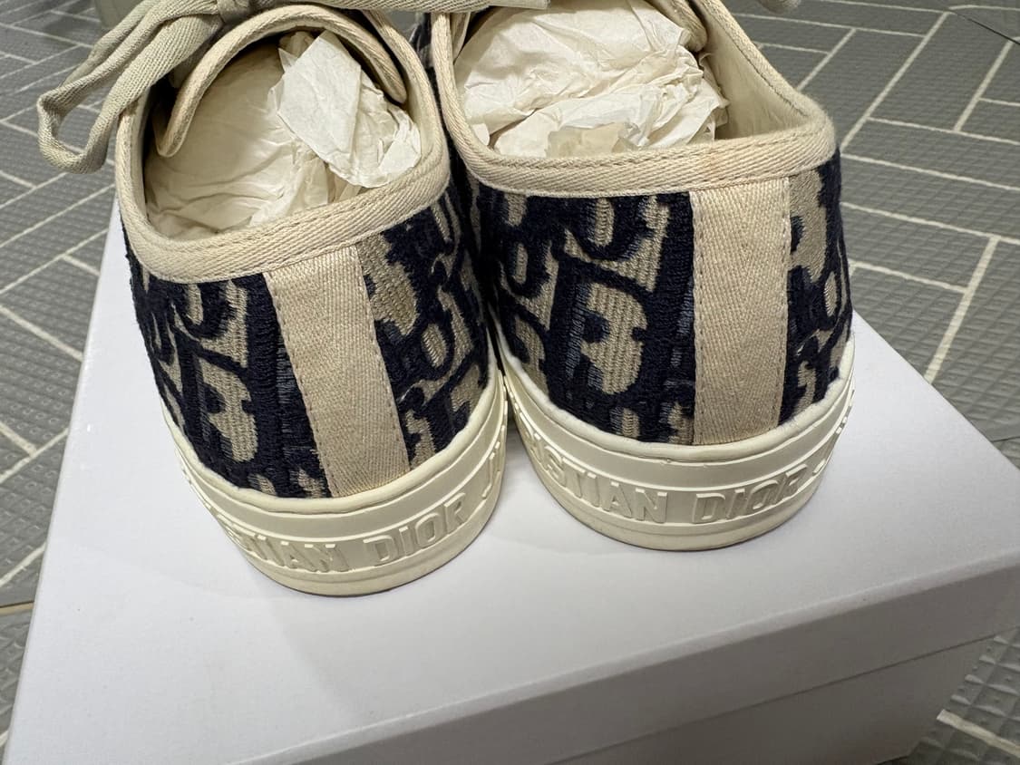 디올 오블리크 스니커즈 38 딥블루 상품이미지3