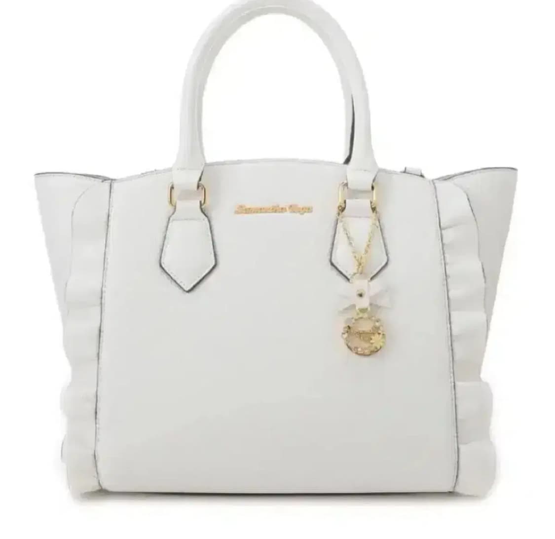 사만사베가 플래터 토트백 화이트 상품이미지2