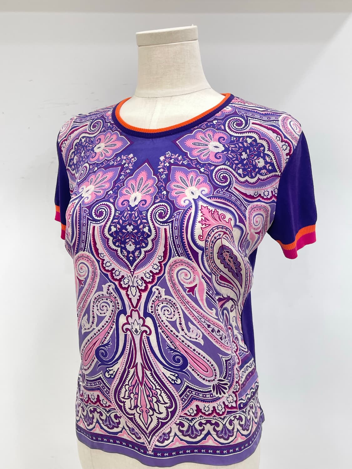 에트로 페이즐리 실크 혼방 니트 상품이미지5