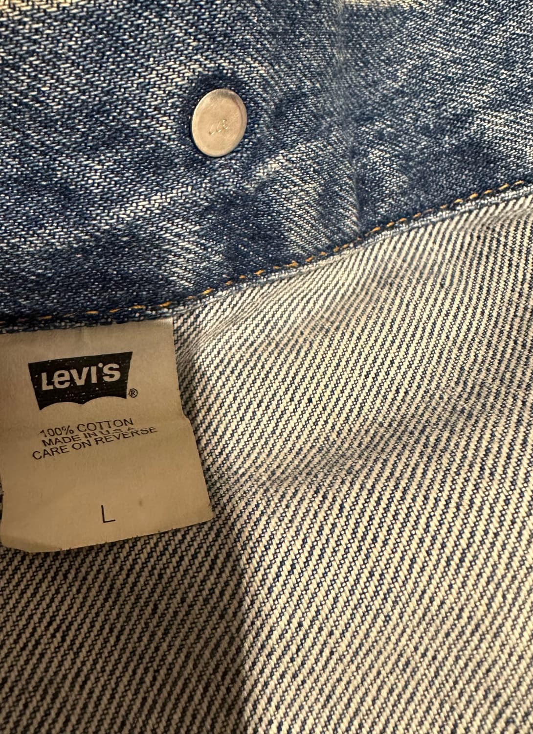 리바이스 성조기 데님 트러커 자켓 L 상품이미지4