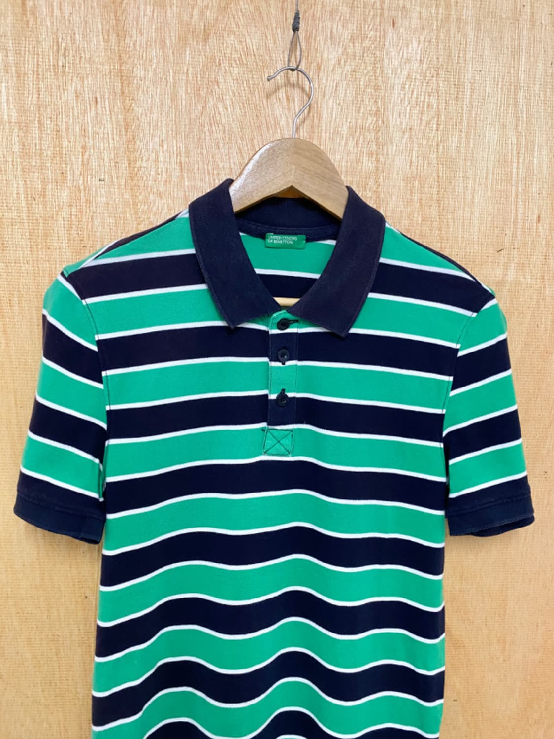 BENETTON stripe collar t-shirts 상품이미지5