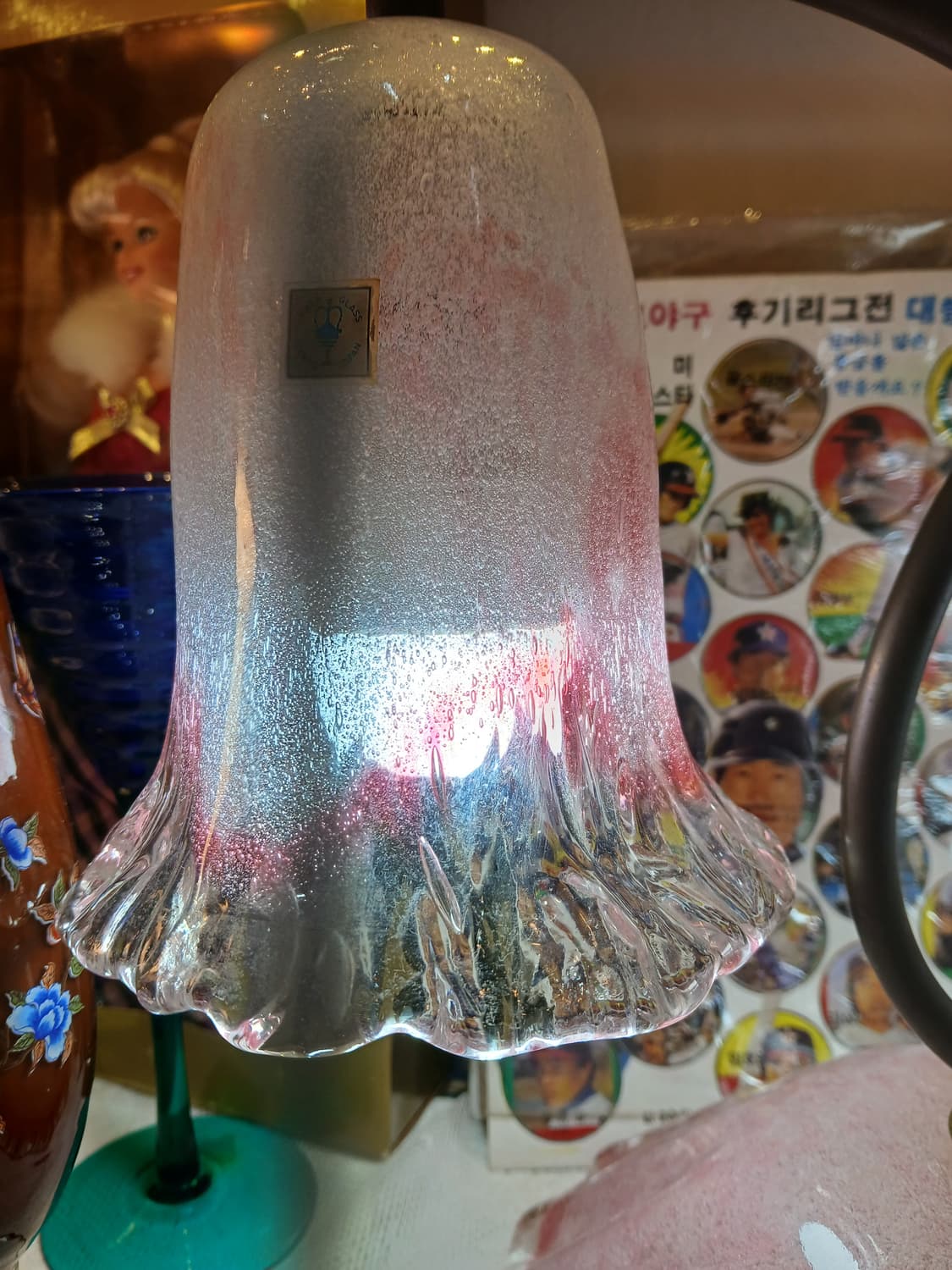 70s 빈티지 이와타 글라스 조명 상품이미지3