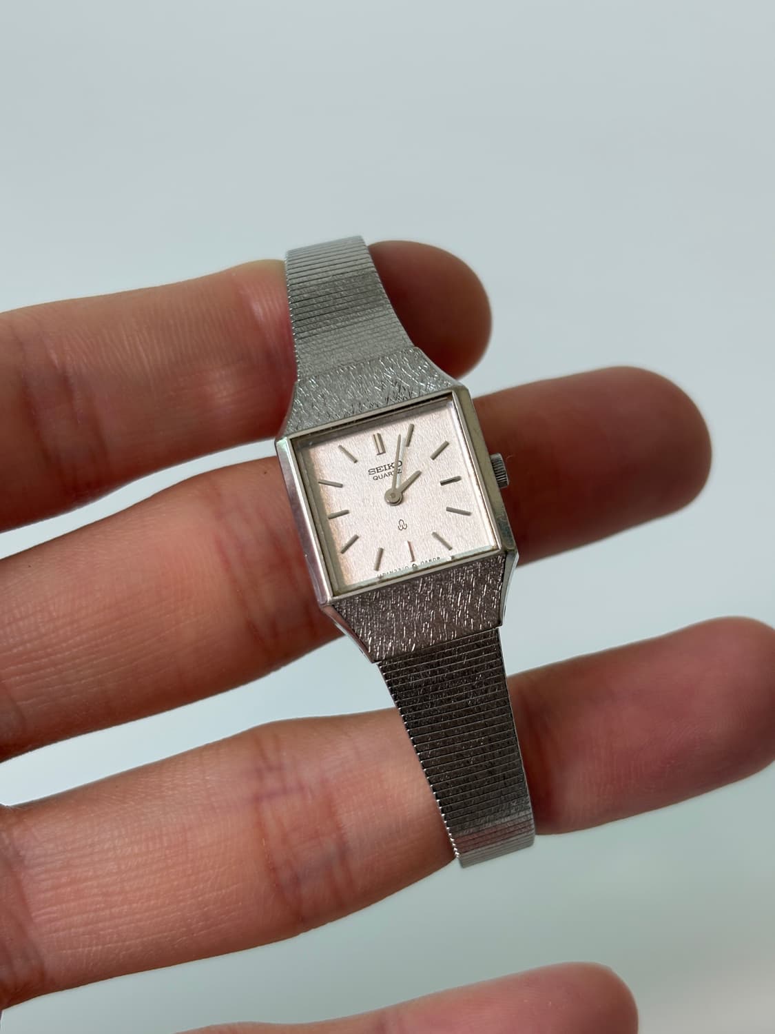 1980s Texture Bracelet Ladies Quartz 상품이미지2