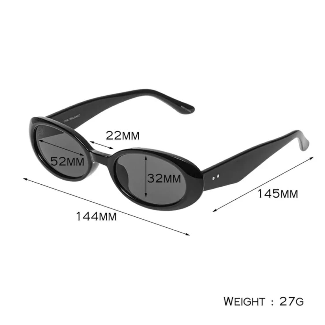 원브릴리언트 선글라스 크림색 free size 상품이미지10