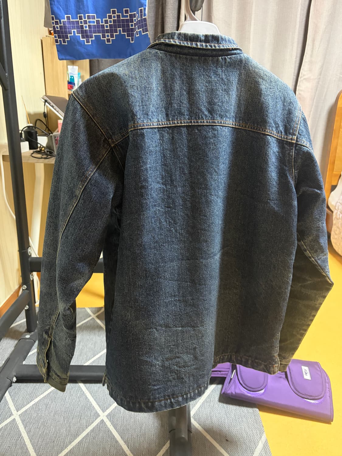 90s Armani Exchange 빈티지 데님 초어 자켓 상품이미지3