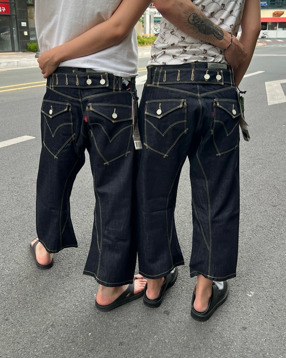 [30] 00s 리바이스 신치백 엔지니어드 진 쇼츠 상품이미지1