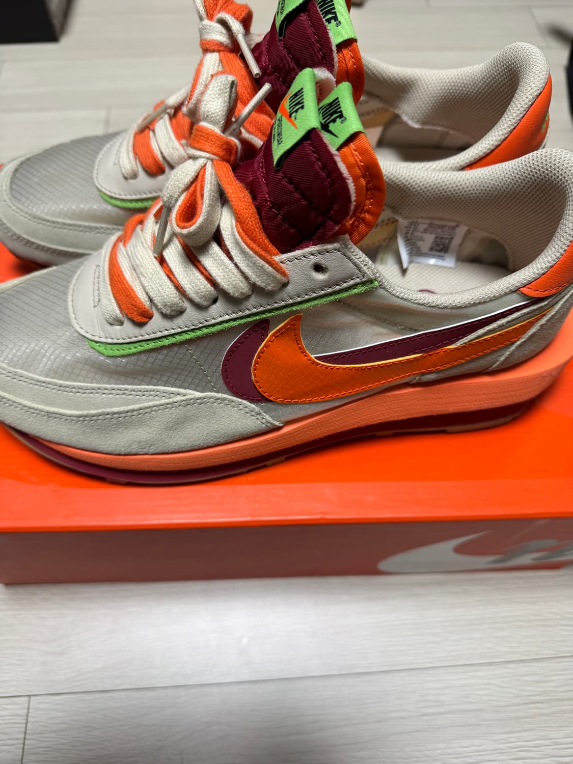 나이키 x 사카이 x 클랏 LD와플 오렌지 블레이즈 275 상품이미지3