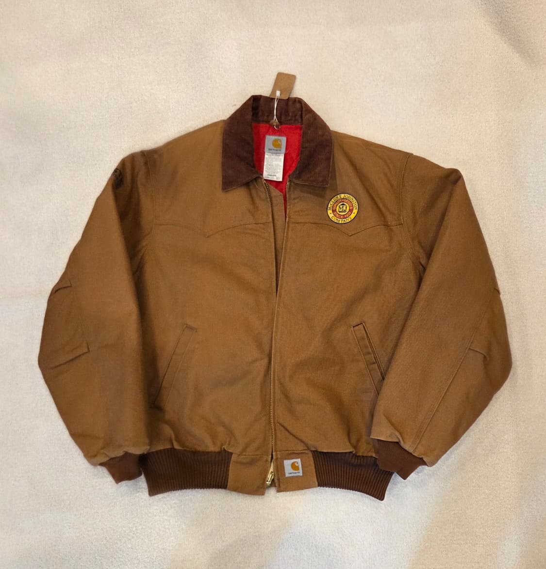  [희귀/레드퀼팅]00's Carhartt J13 싼타페자켓 상품이미지1