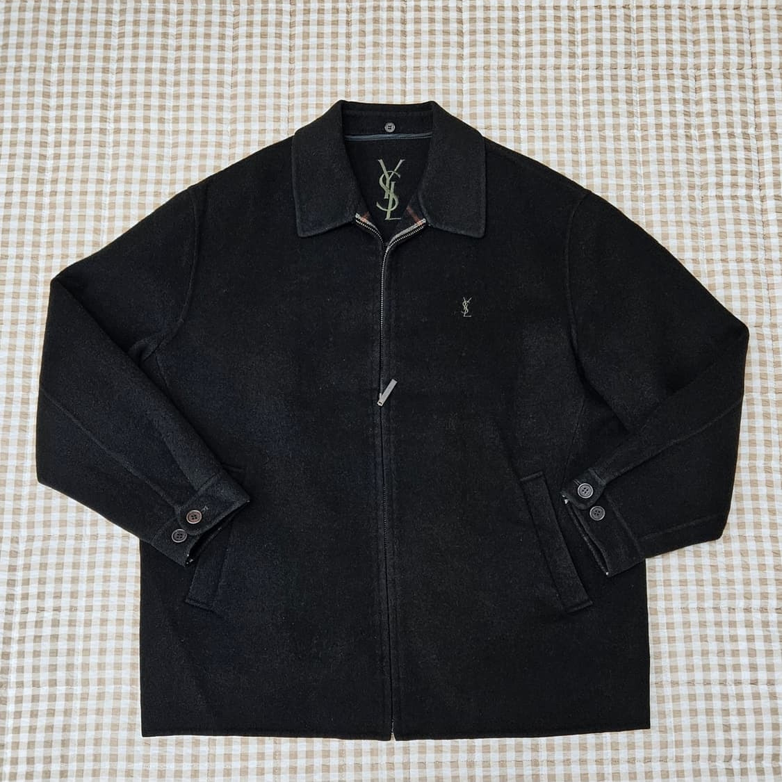 입생로랑 울100 집업점퍼 남자100~105 상품이미지1