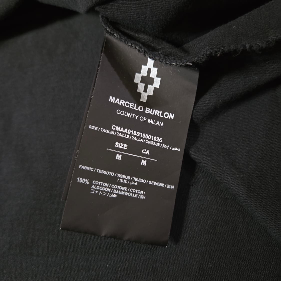 마르셀로불론 반팔 티셔츠 M 블랙 상품이미지9