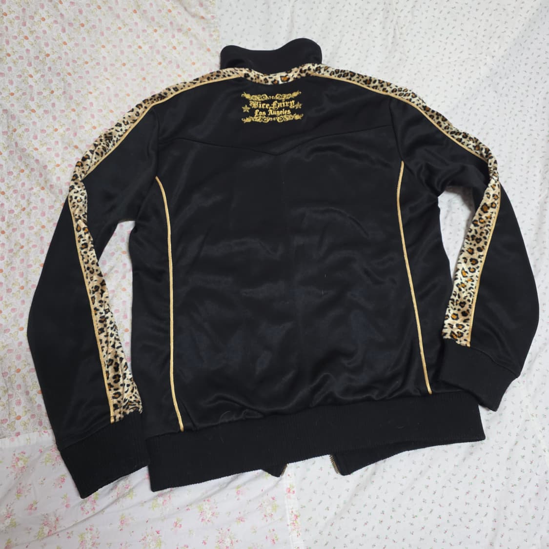 빈티지 호피 벨벳 투웨이 져지 펑크 y2k 오네갸루 상품이미지6