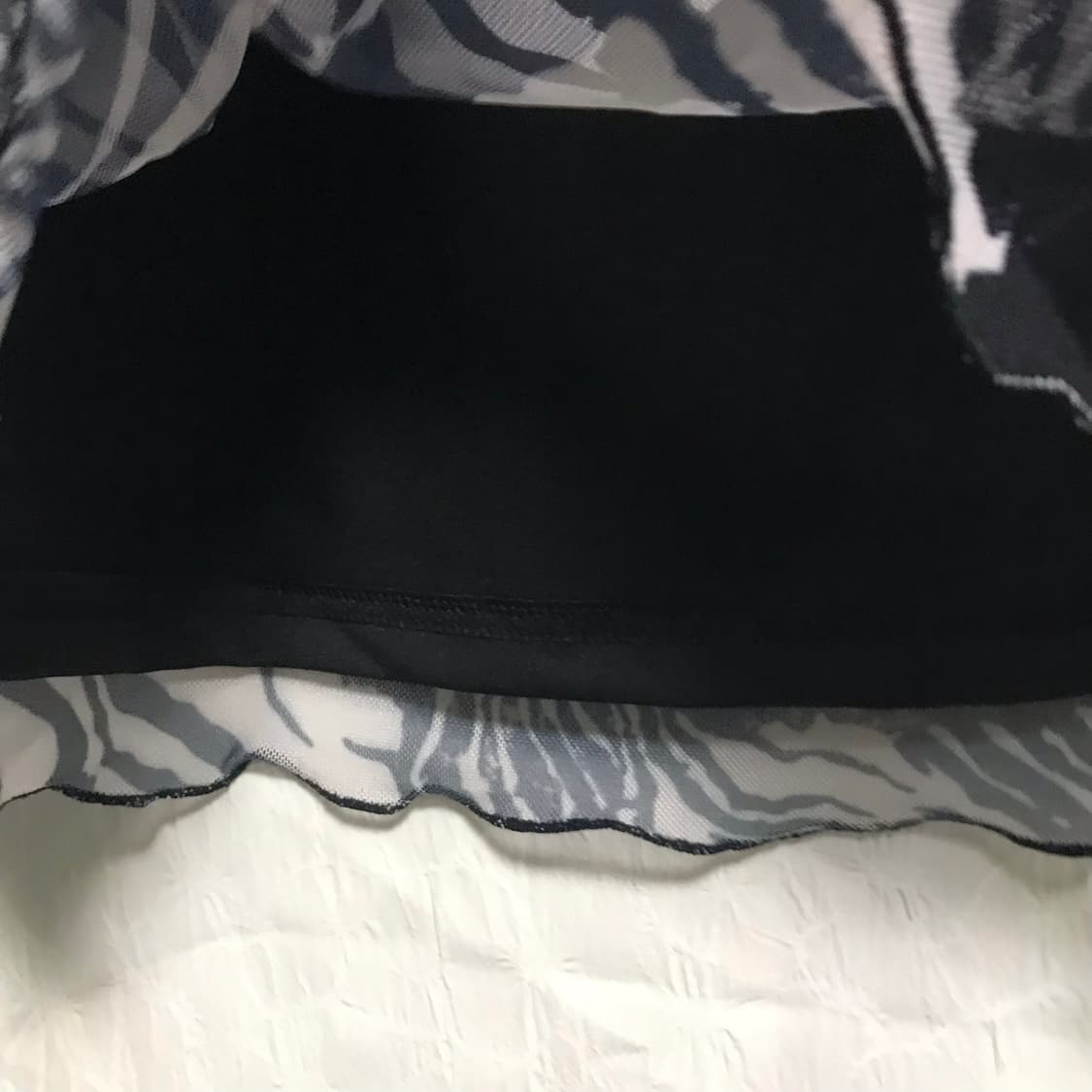 빈티지 오리엔탈 페어리 지브라 스커트 상품이미지2