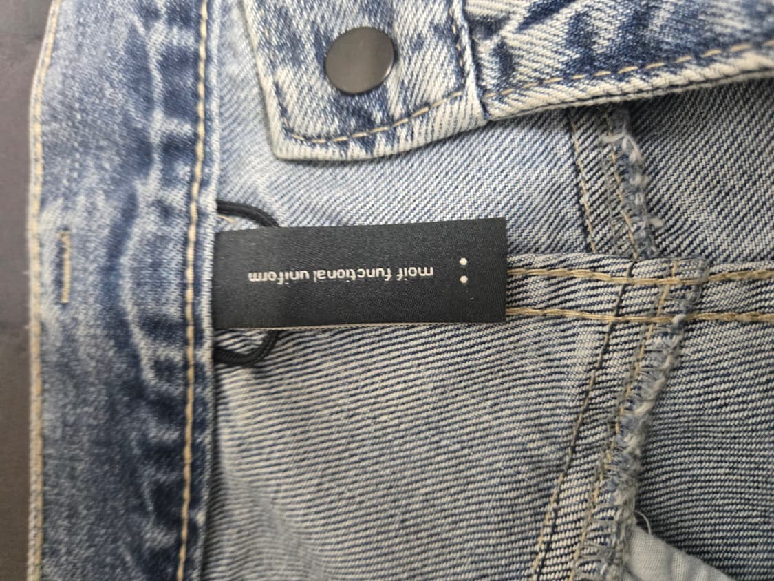 [25ss] 모이프 벨티드 6P 데님 3(L)사이즈 상품이미지4