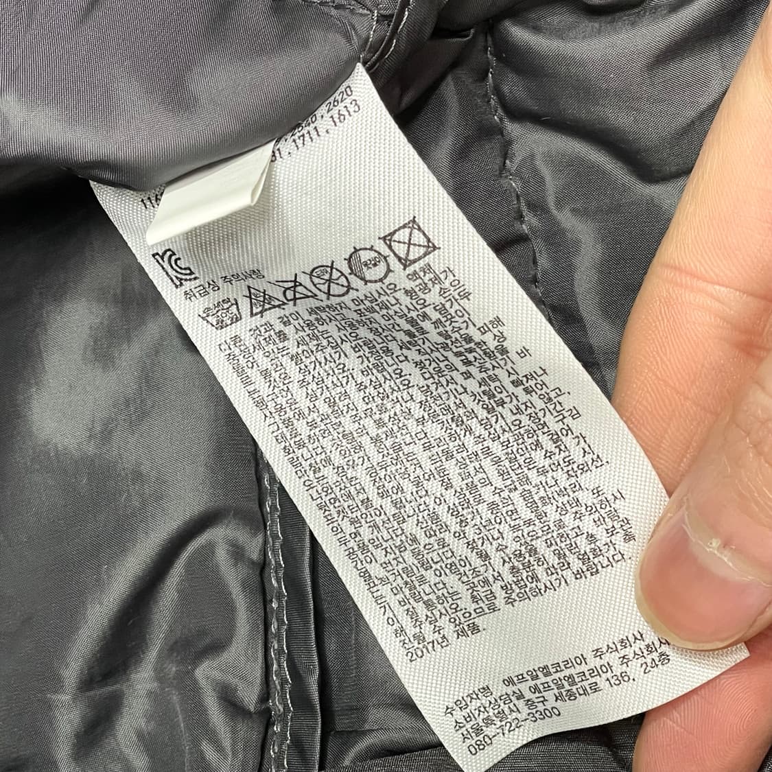 유니클로 그레이 다운 경량패딩 자켓 여성M 상품이미지5