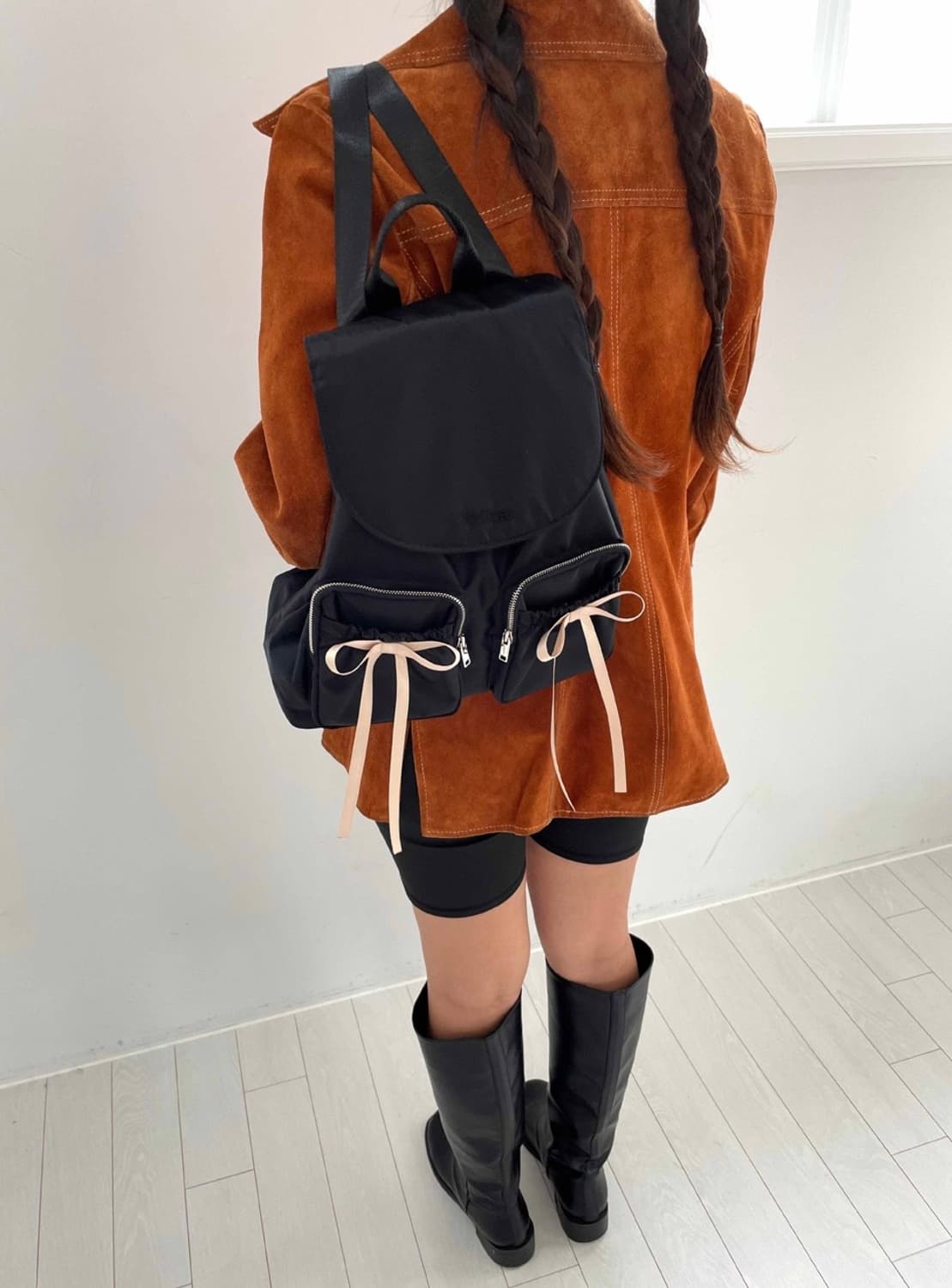 프릴카 포켓 백팩 블랙 상품이미지3