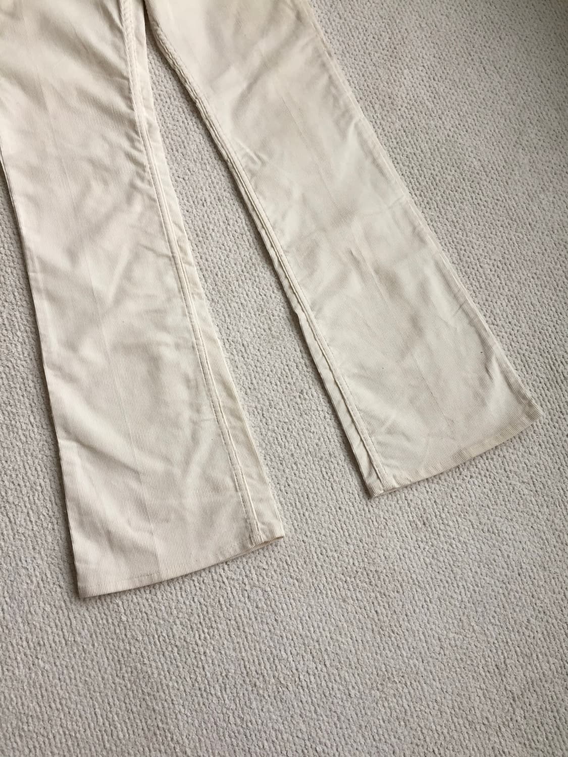 데드스탁 70-80‘s levis 517 화이트 코듀로이 팬츠 상품이미지5