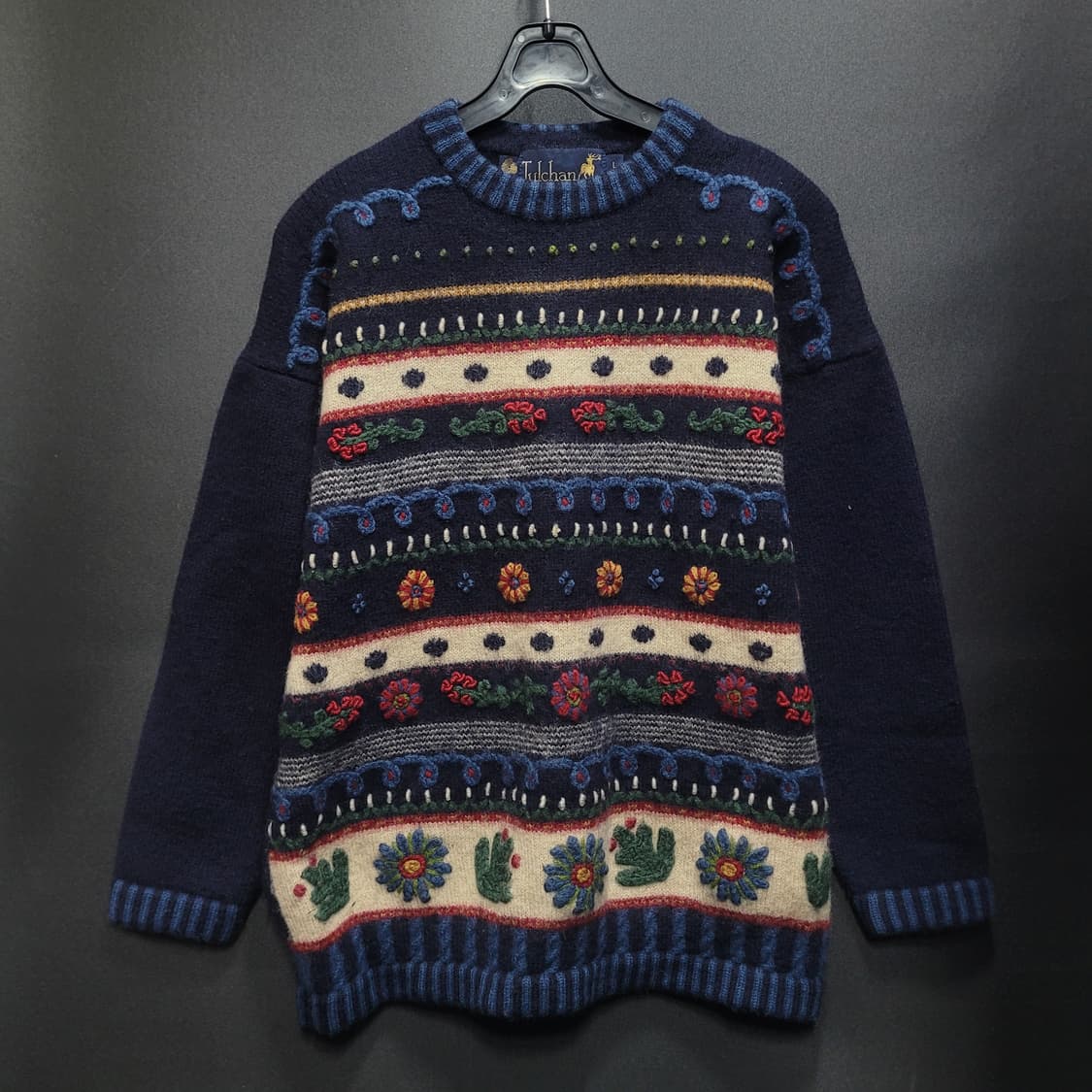 Tulchan 아카이브 자수 니트 상품이미지1