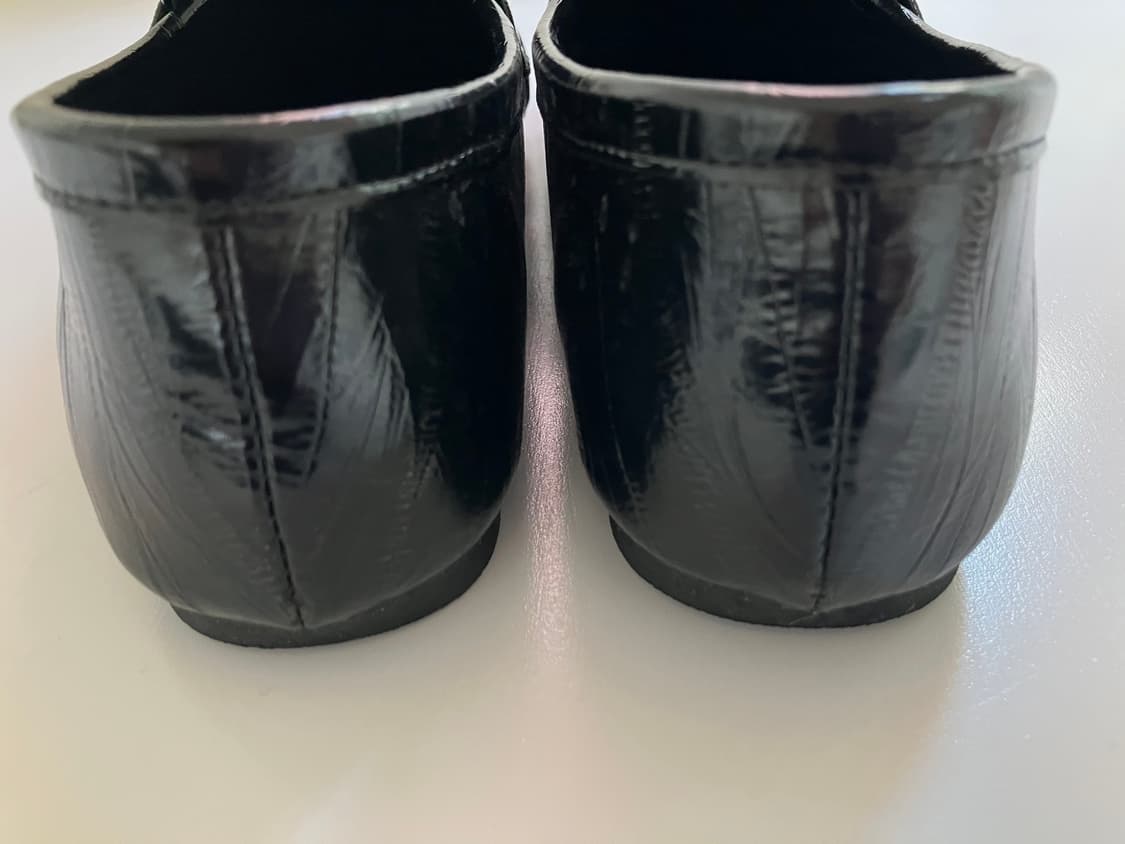 심플 링클 플랫로퍼 (블랙) 상품이미지3