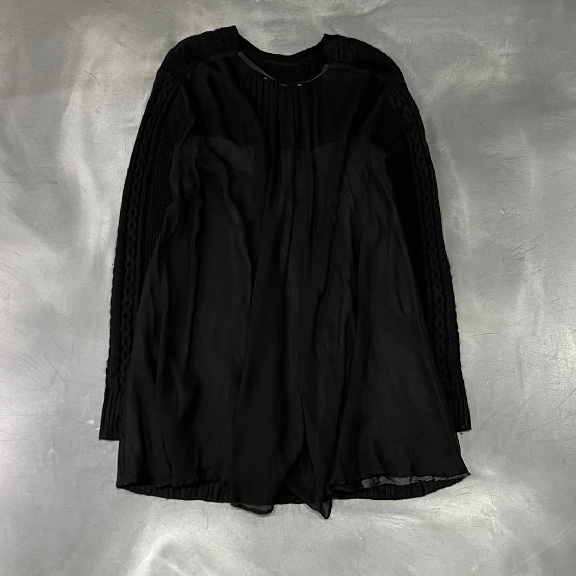  사카이 블랙시스루 니트 y15113 상품이미지2