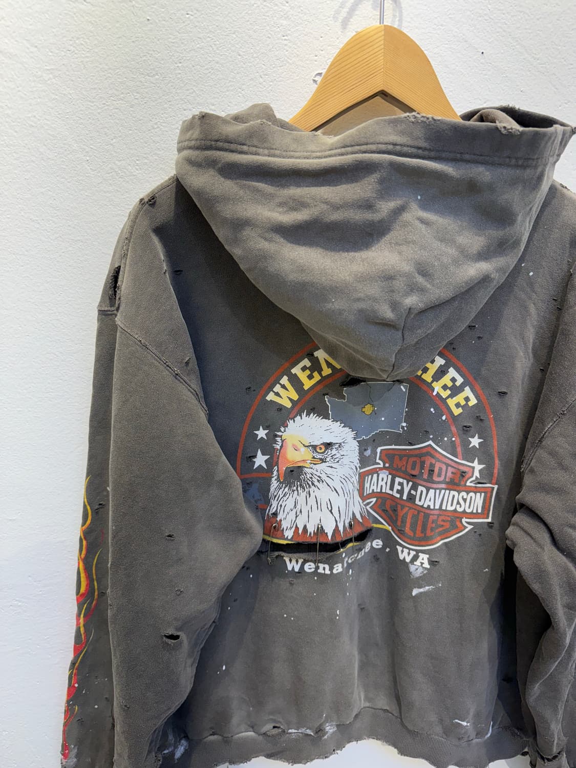 빈티지 후드집업 상품이미지7