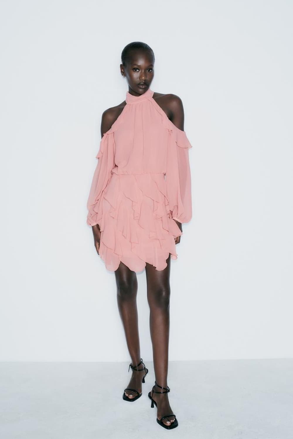 zara 자라 프릴 미니 원피스  상품이미지1