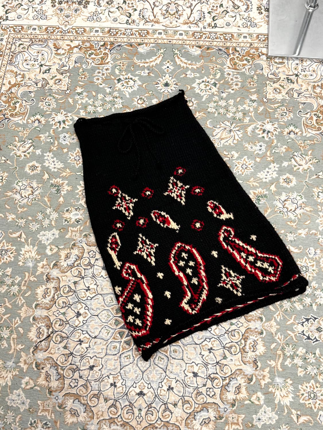 Paisley knit skirt/P10 상품이미지4