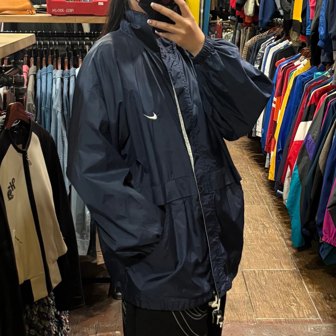 [HI] nike 바람막이 네이비 상품이미지5
