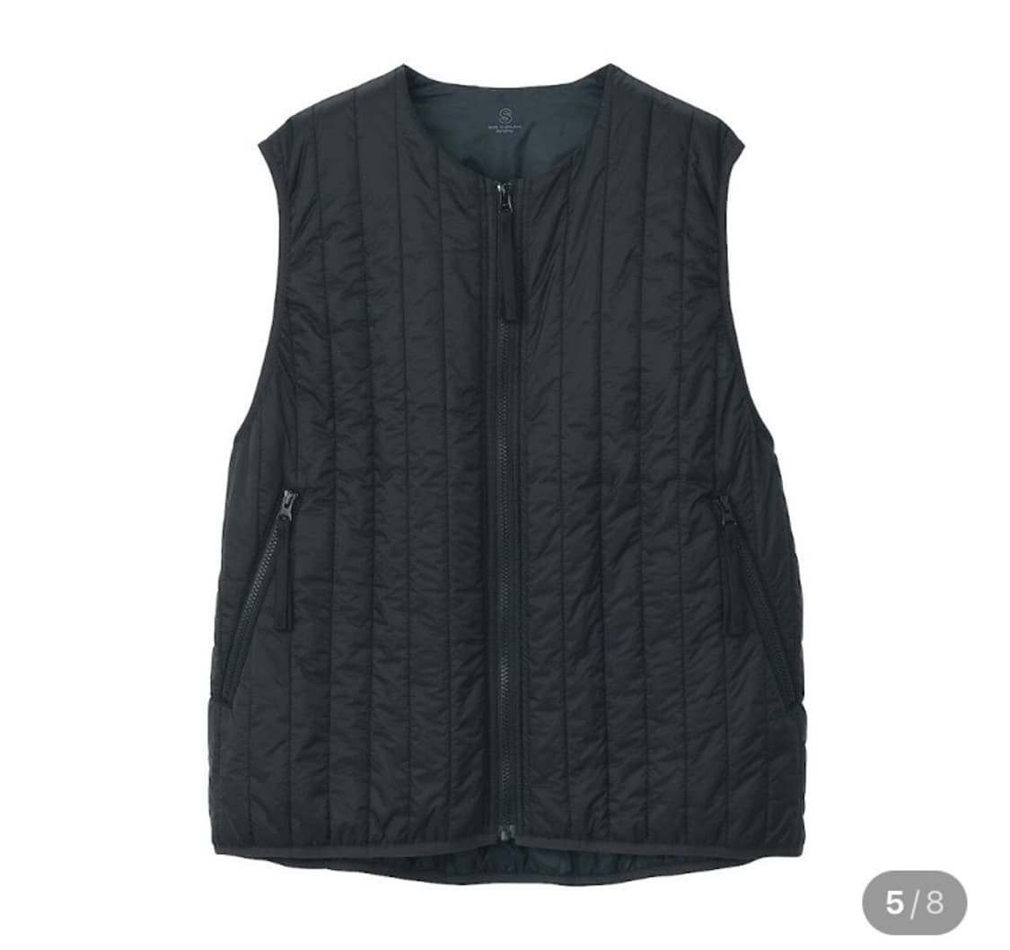 Muji labo 무인양품 라보 안솜 패딩 조끼 베스트 M 상품이미지3