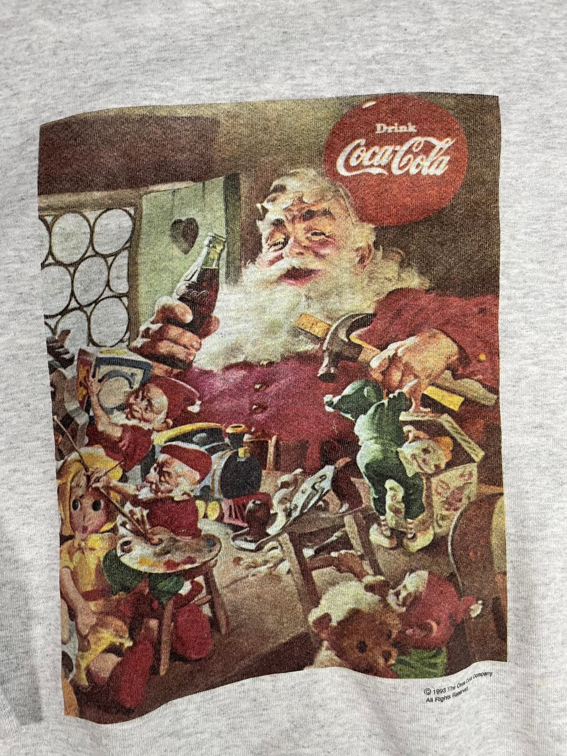 90s USA 코카콜라 산타 스웻 상품이미지2
