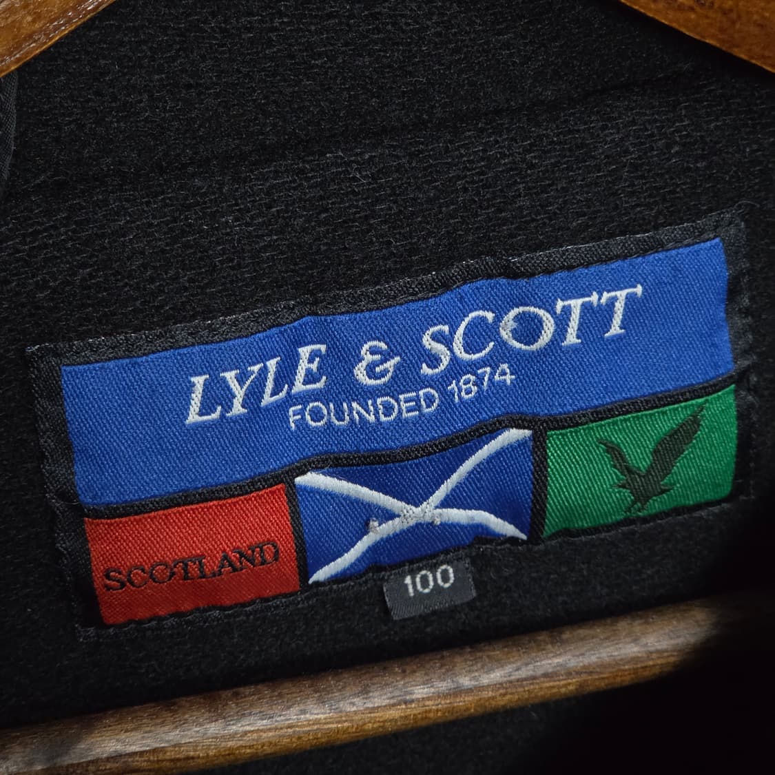 라일 앤스 스코트 블랙 후드 떡볶이 롱 코트 상품이미지9