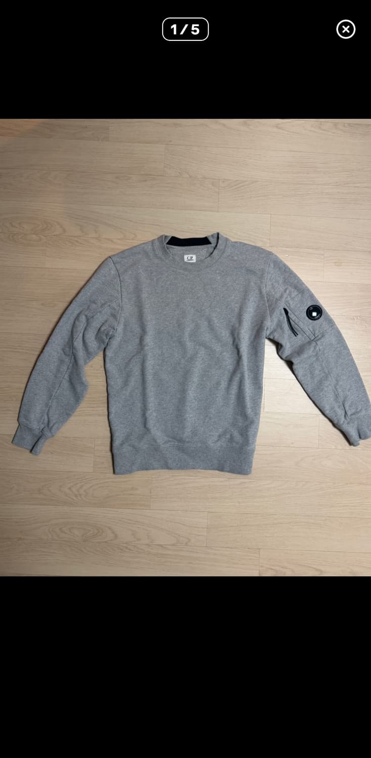 CP company 맨투맨 그레이 22FW 상품이미지1