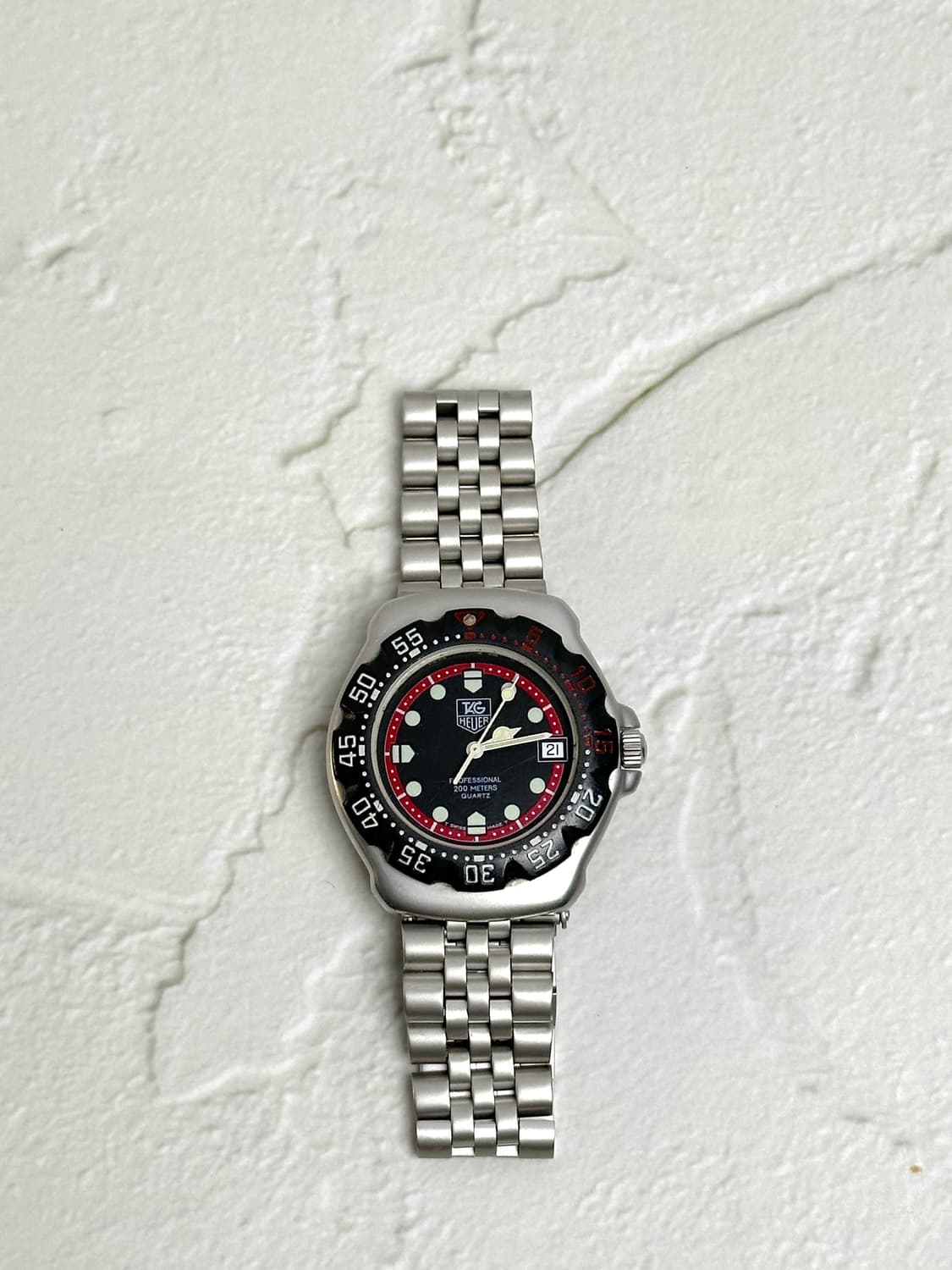 태그호이어 포뮬러1 원판 브레이슬릿 검판 상품이미지1