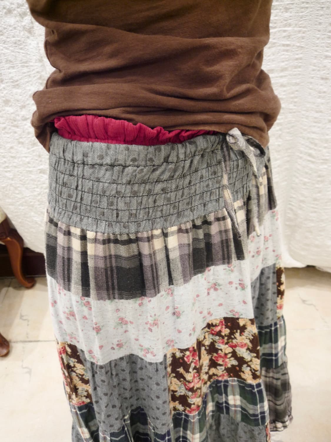 Lovely patchwork skirt 상품이미지6