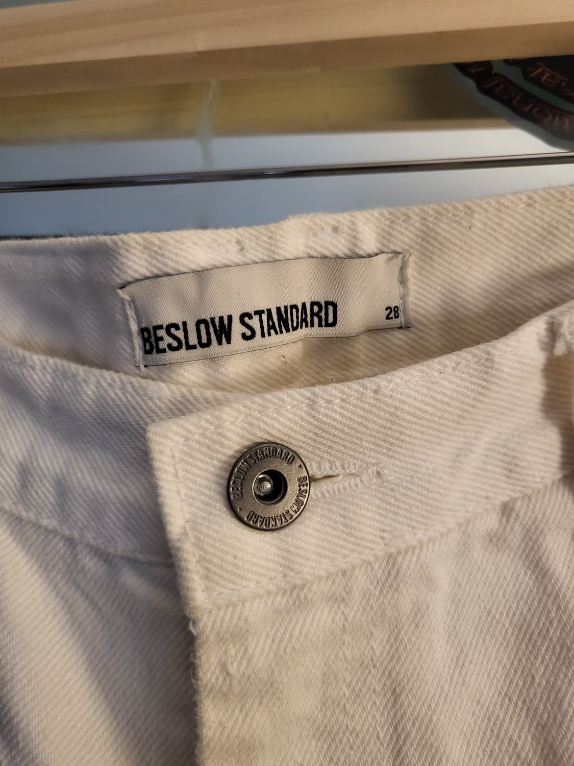 비슬로우 원턱 아이보리 데님 상품이미지2