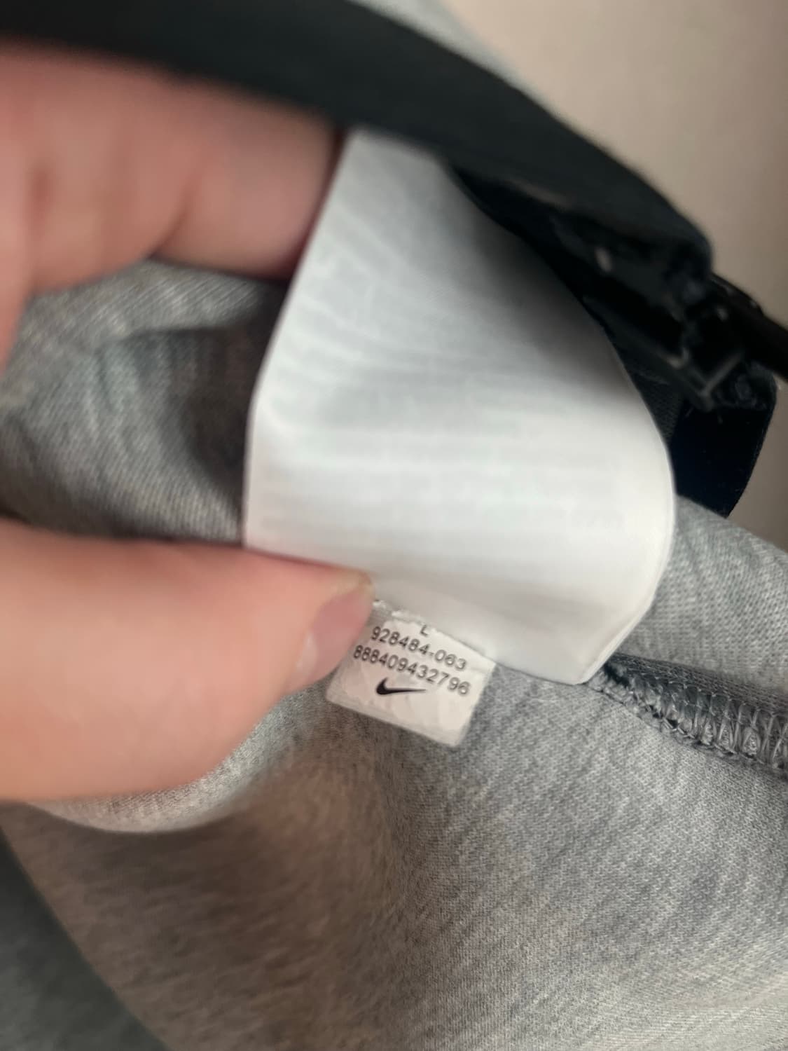 나이키 테크팩 후드집업 그레이 (L) 상품이미지6