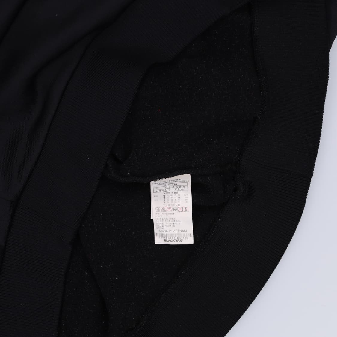 110 블랙야크 블랙 맨투맨 0415H1 상품이미지4