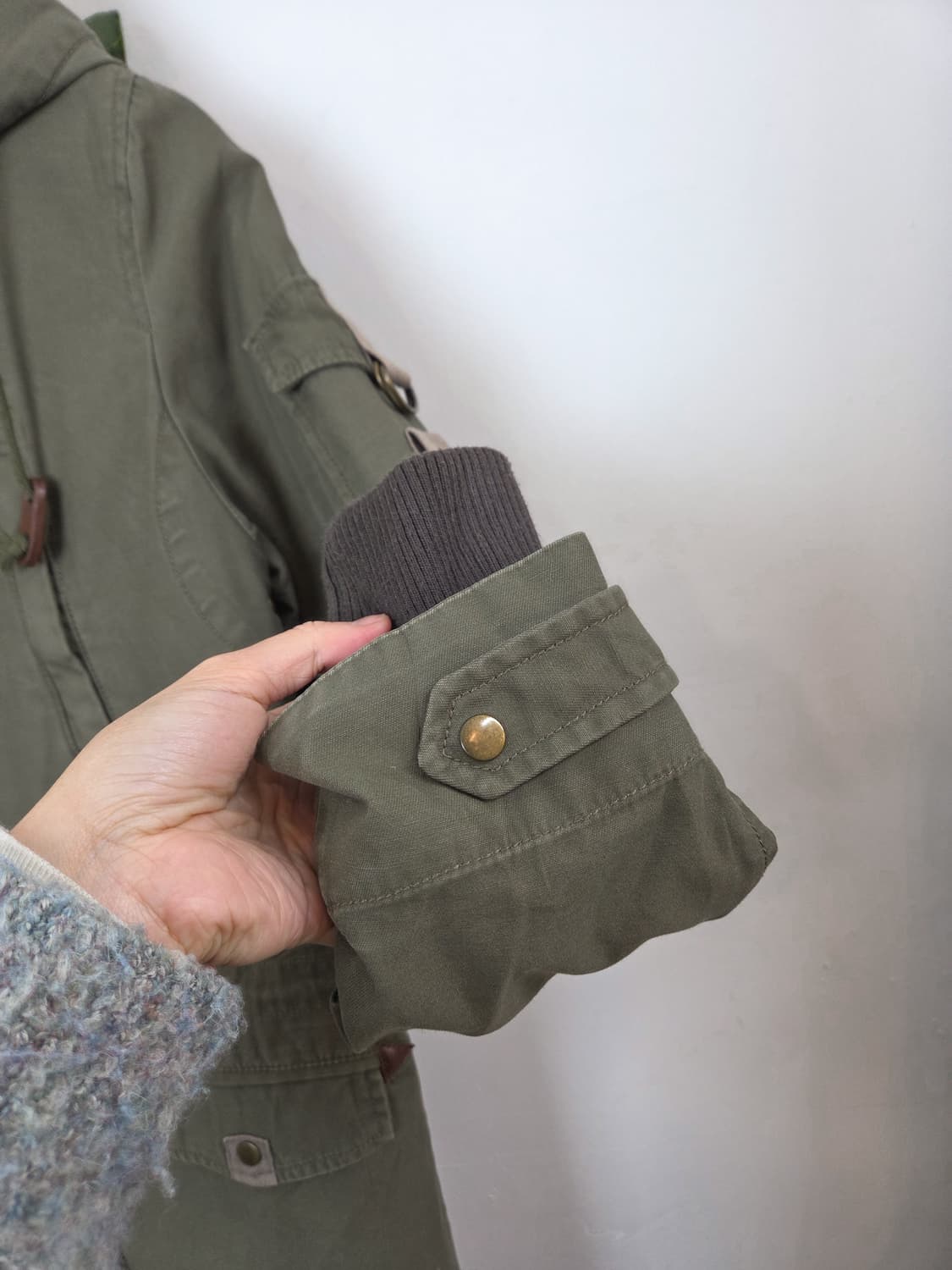 너드 뽀글이 내피 야상 상품이미지5