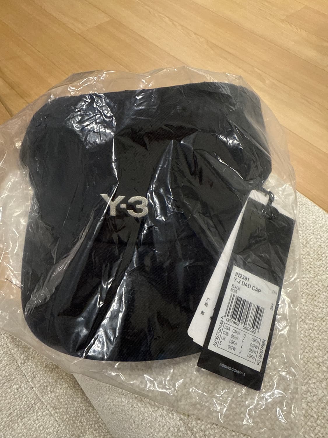 Y-3 대드 캡 블랙 상품이미지1