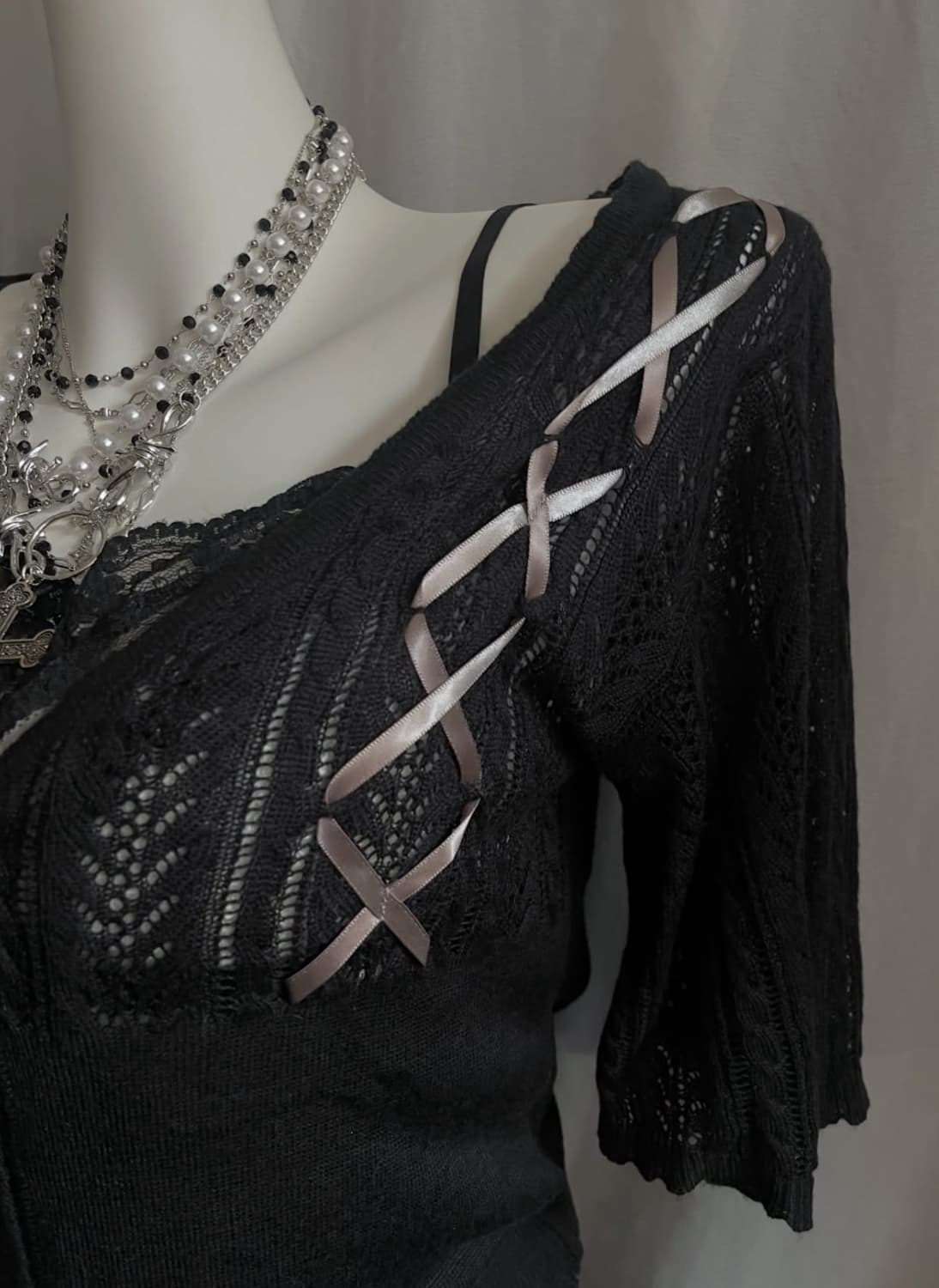 Axes femme 엑시즈팜 크롭 가디건 상품이미지2