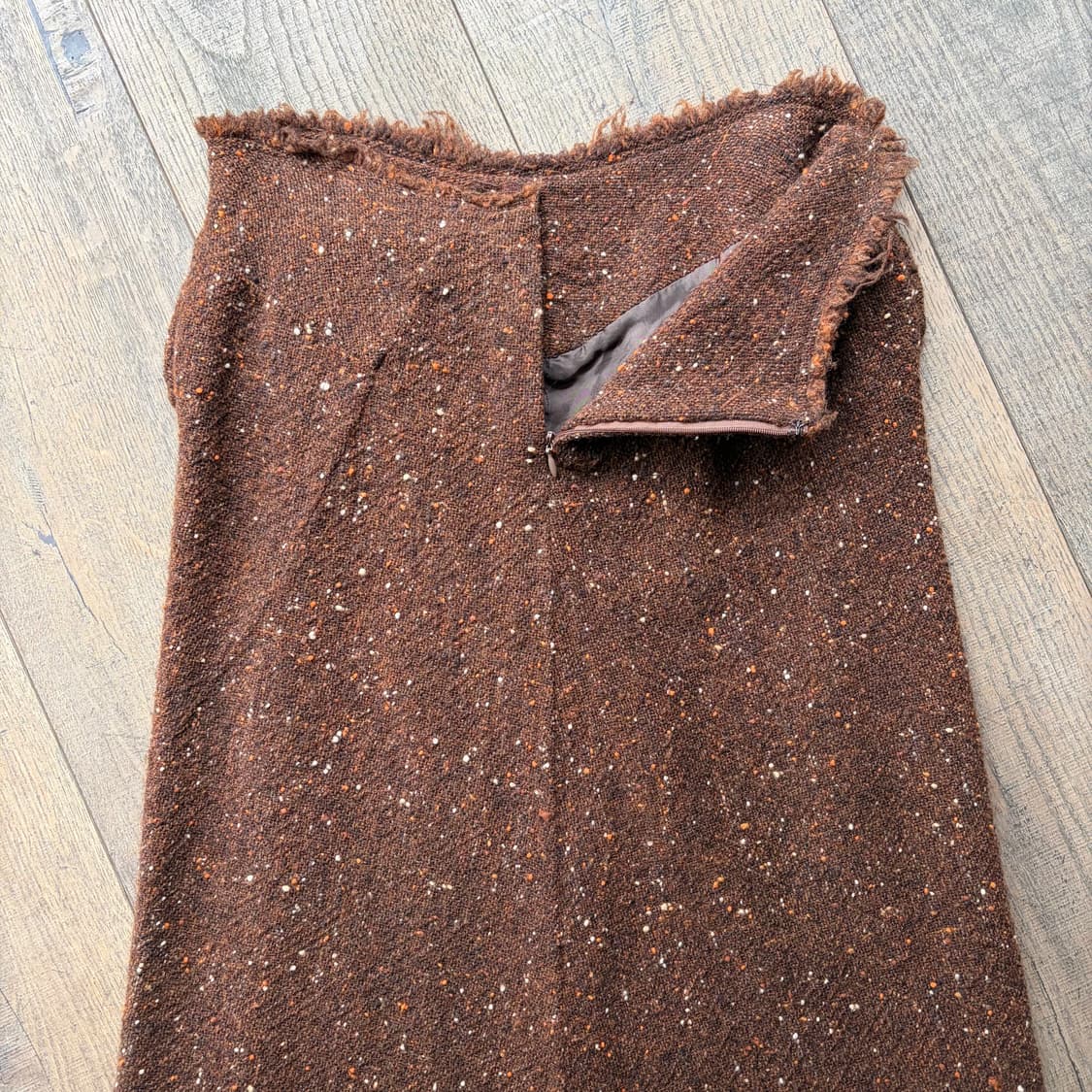 Ribbon Tweed Distressed Skirt 상품이미지10