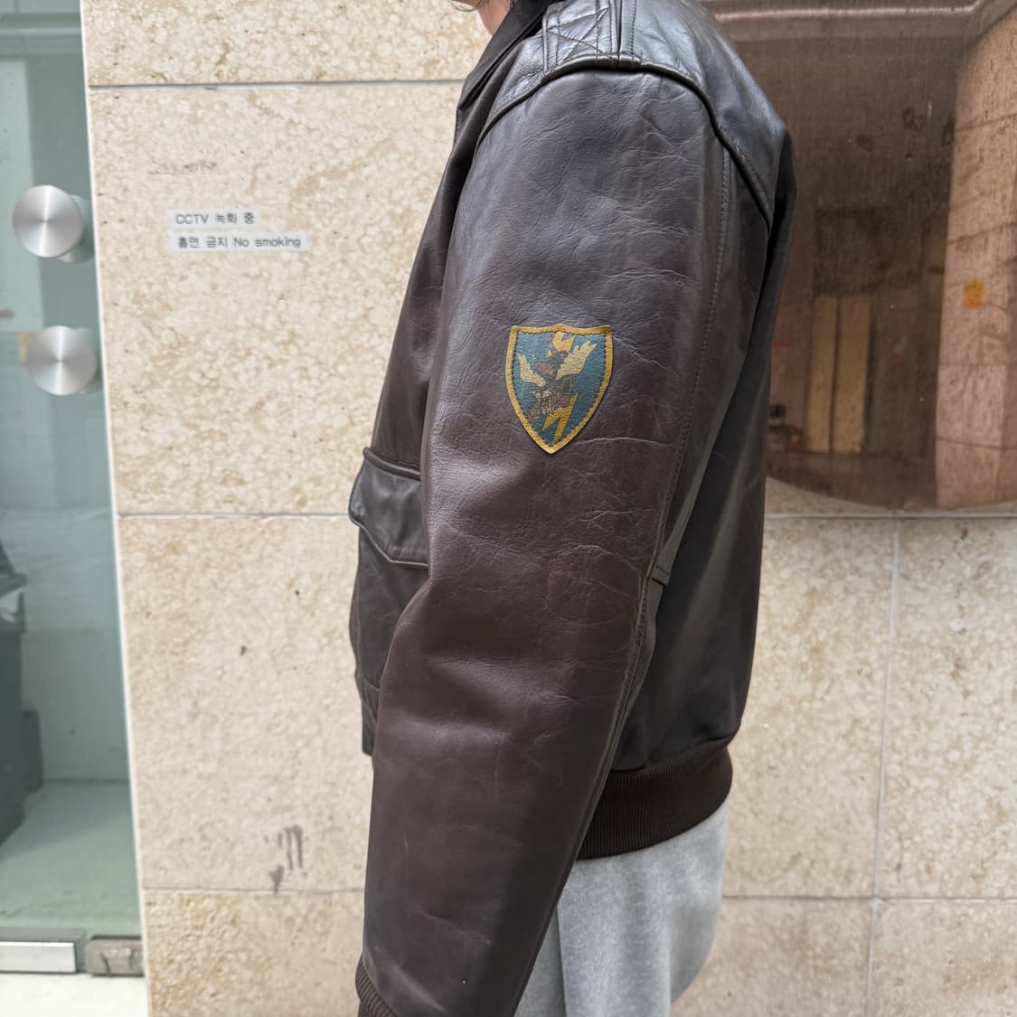 빈티지 리얼레더 A-2 자켓 상품이미지5