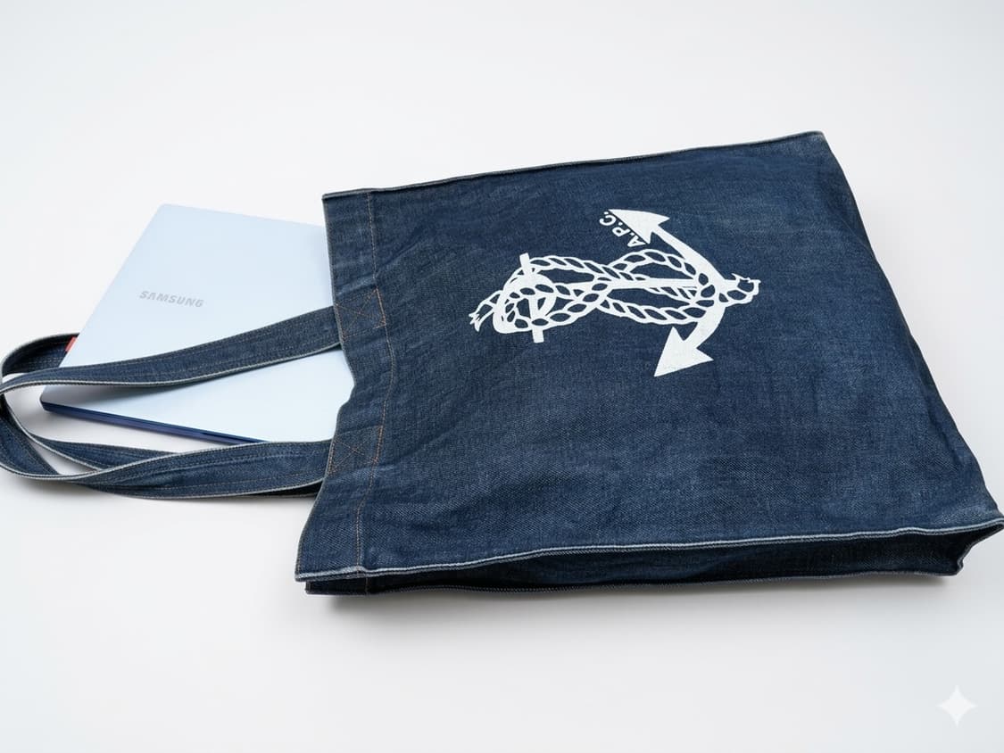 아페쎄 데님 토트백 상품이미지2